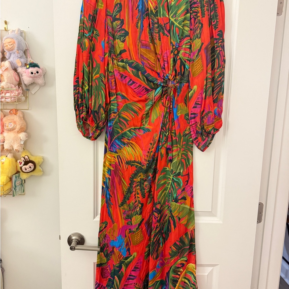 FARM Rio Urban Jungle midi dress. M, NWT - Picture 2 of 4